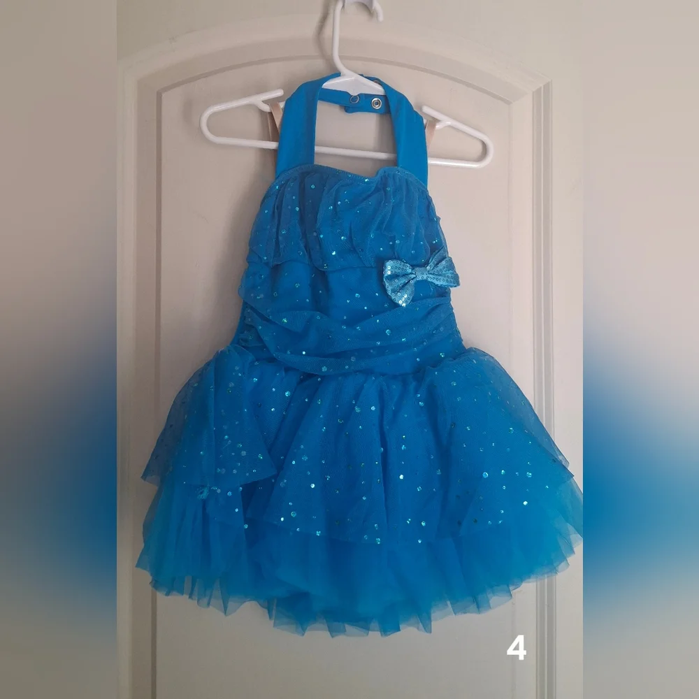 Weissman Glittery Blue‎ Formal Dress for Kids Sc Show Costume